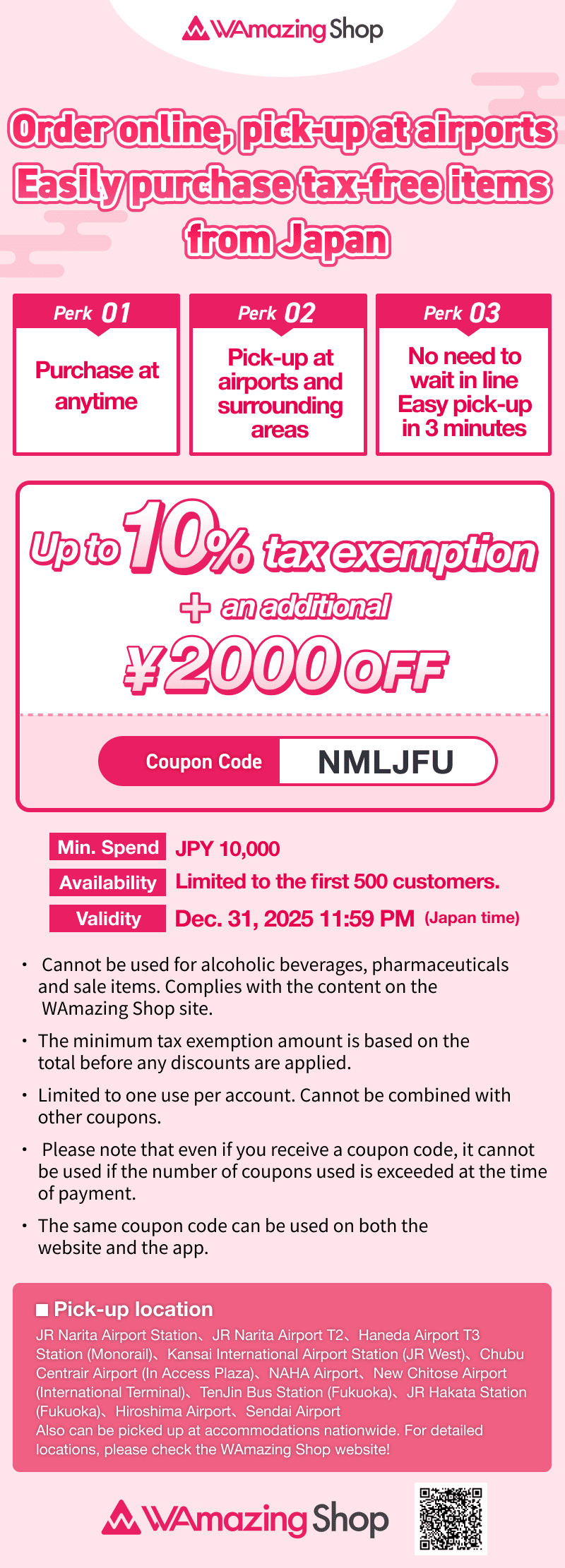 WAmazing (Airport Pickup, Up to 20% Off + Free Souvenir)